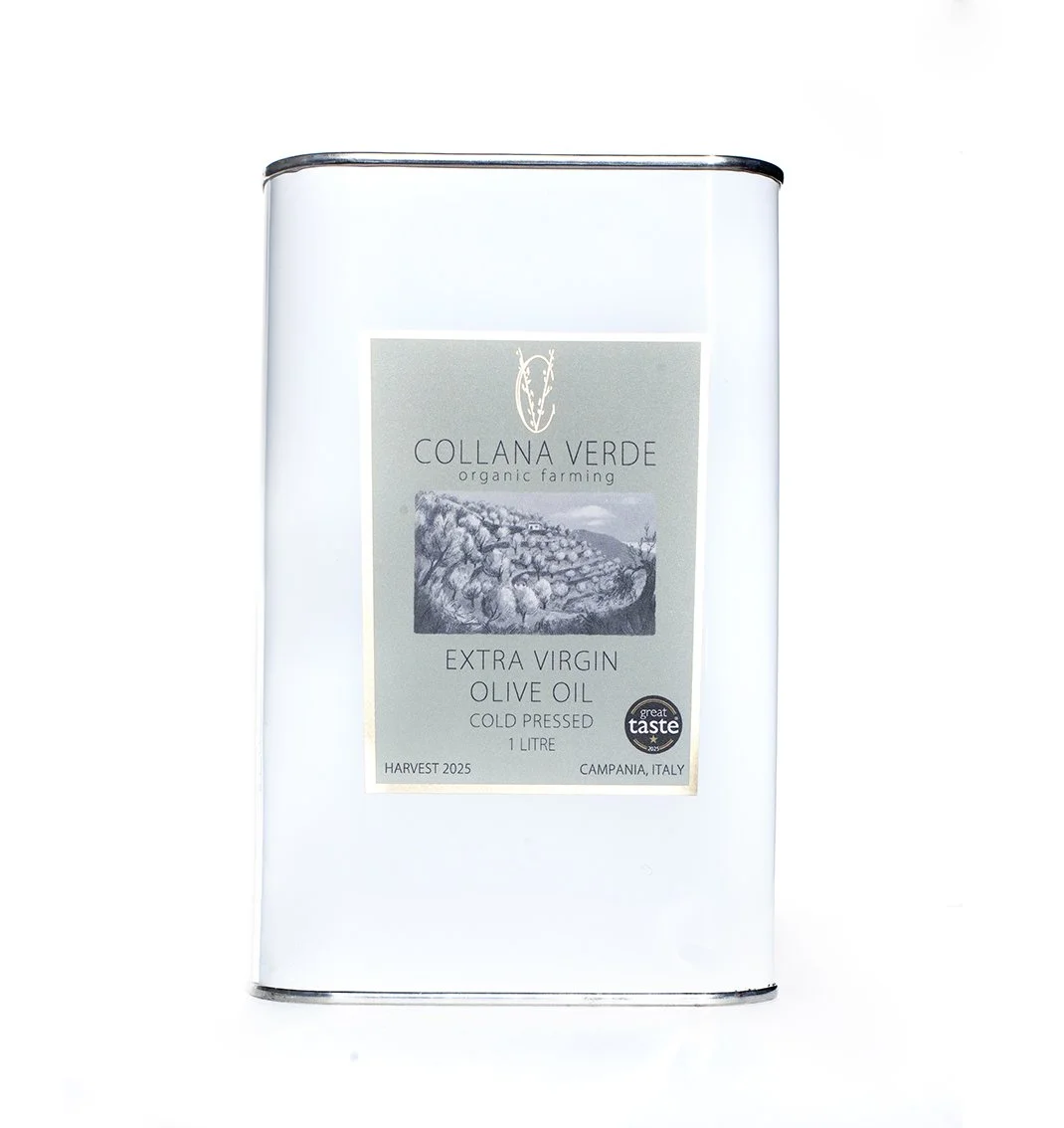 Collana Verde Extra Virgin Olive Oil 2025 1 litre tin.jpg