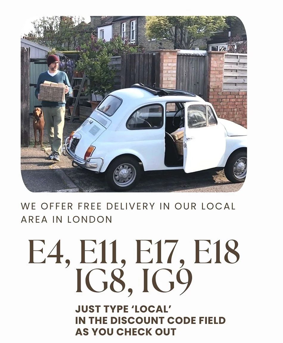 Alfonso delivering local olive oil orders in London