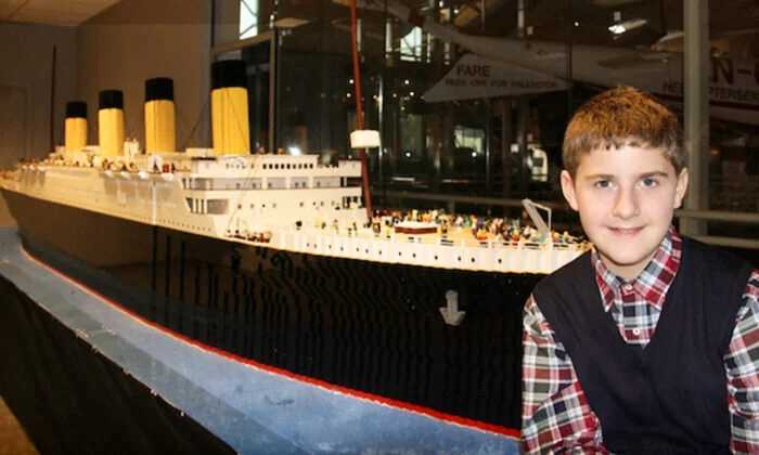 Teen With Autism Builds World’s Largest LEGO Titanic Replica