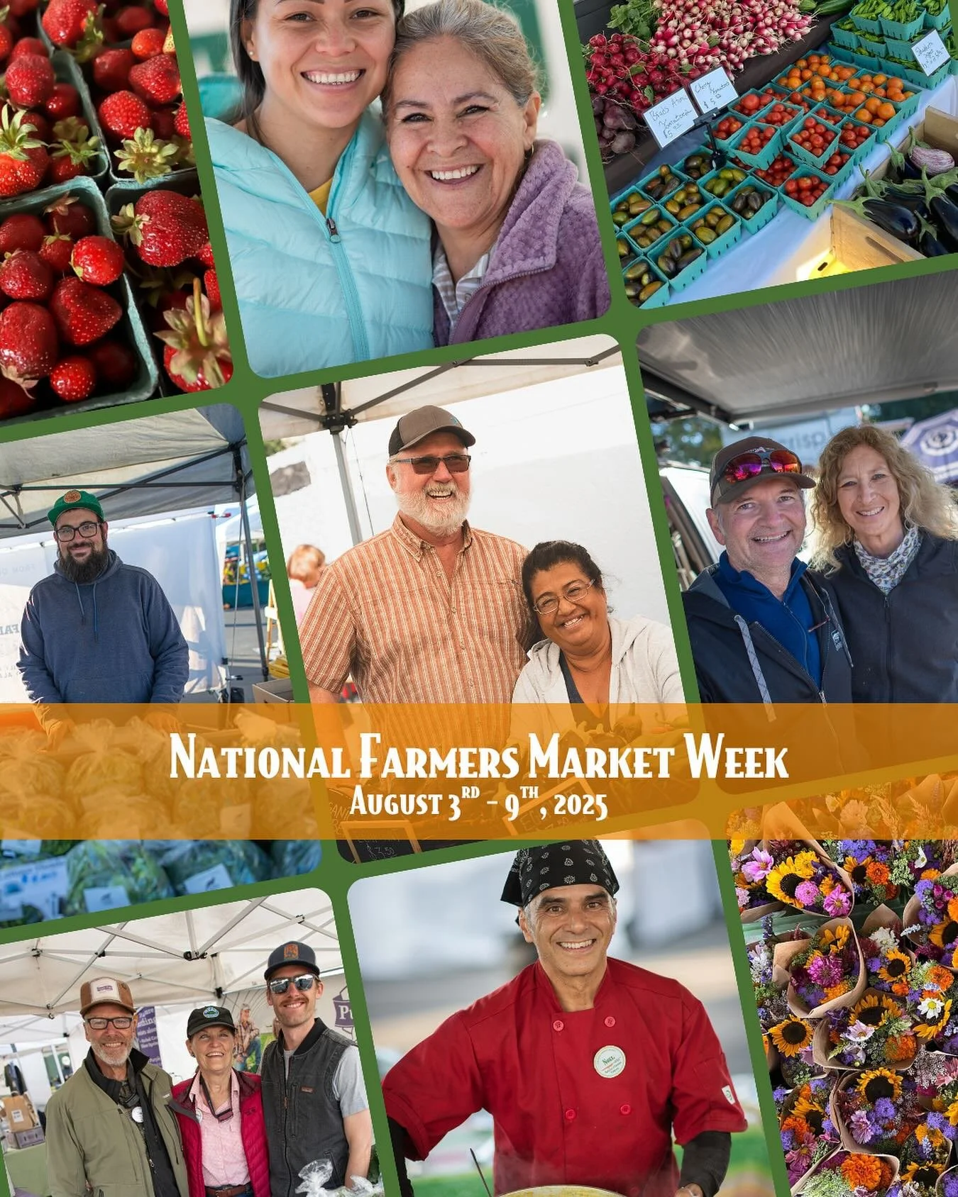Did you know it&rsquo;s National Farmers Market Week? 👨&zwj;🌾🎉

Farmers Markets are more than just places to shop - we are a place for community gathering, for conversations directly with producers, and for fostering deeper connections with your l