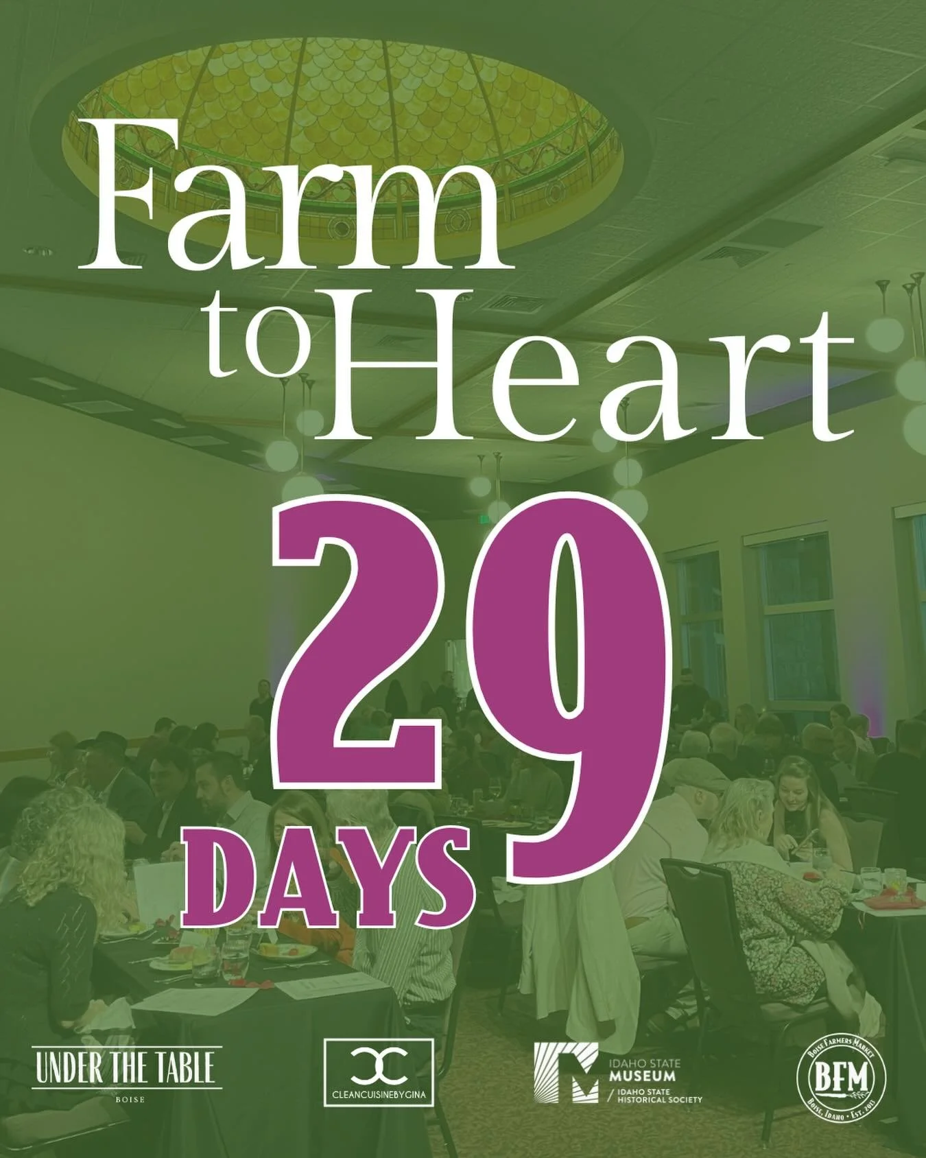 It&rsquo;s officially less than one month until Valentine&rsquo;s Day! Treat yourself and your loved one to a special dinner featuring fresh local food from local farms at the @idahostatemuseum 💚🥕

Purchase tickets now from the link in our bio, and