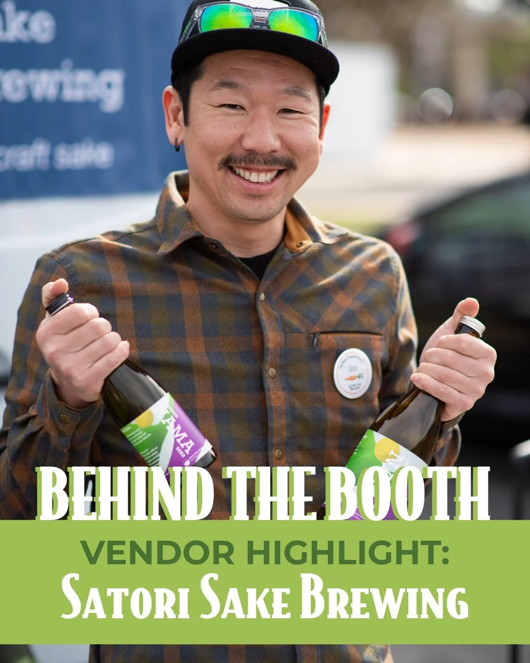 Meet Shin from @satorisakebrewing! Shin shared with us about his experience being a vendor at the Boise Farmers Market, and how he started Idaho&rsquo;s first sake brewery. 

&ldquo;This is my second year selling at the Boise Farmers Market. I starte