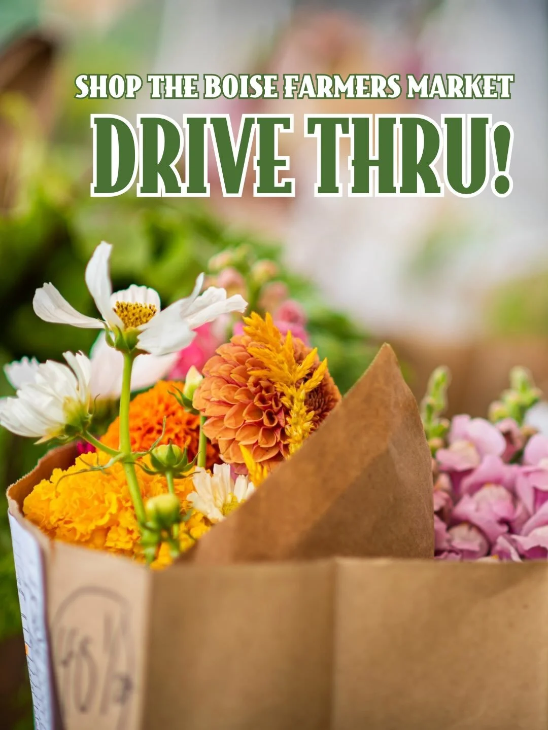 Have you checked out the Boise Farmers Market Drive Thru? 👀🚙

This additional market is a great way to select your farmers market groceries in advance of the weekend, knowing they will be organized, packed, and ready to go for you for a quick pick 