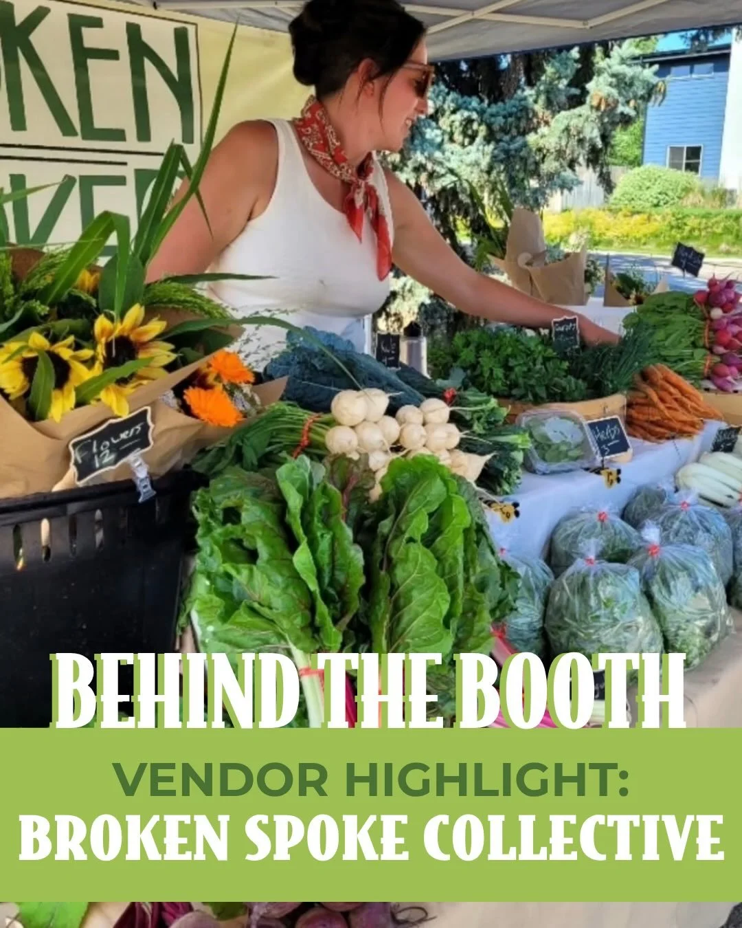 Heading to the market today? Be sure to stop by @brokenspokecollective! They shared with us their experience as new vendors to the market, and new farmers: 

&ldquo;We like to consider ourselves a Market Garden. We grow all the things you&rsquo;d fin