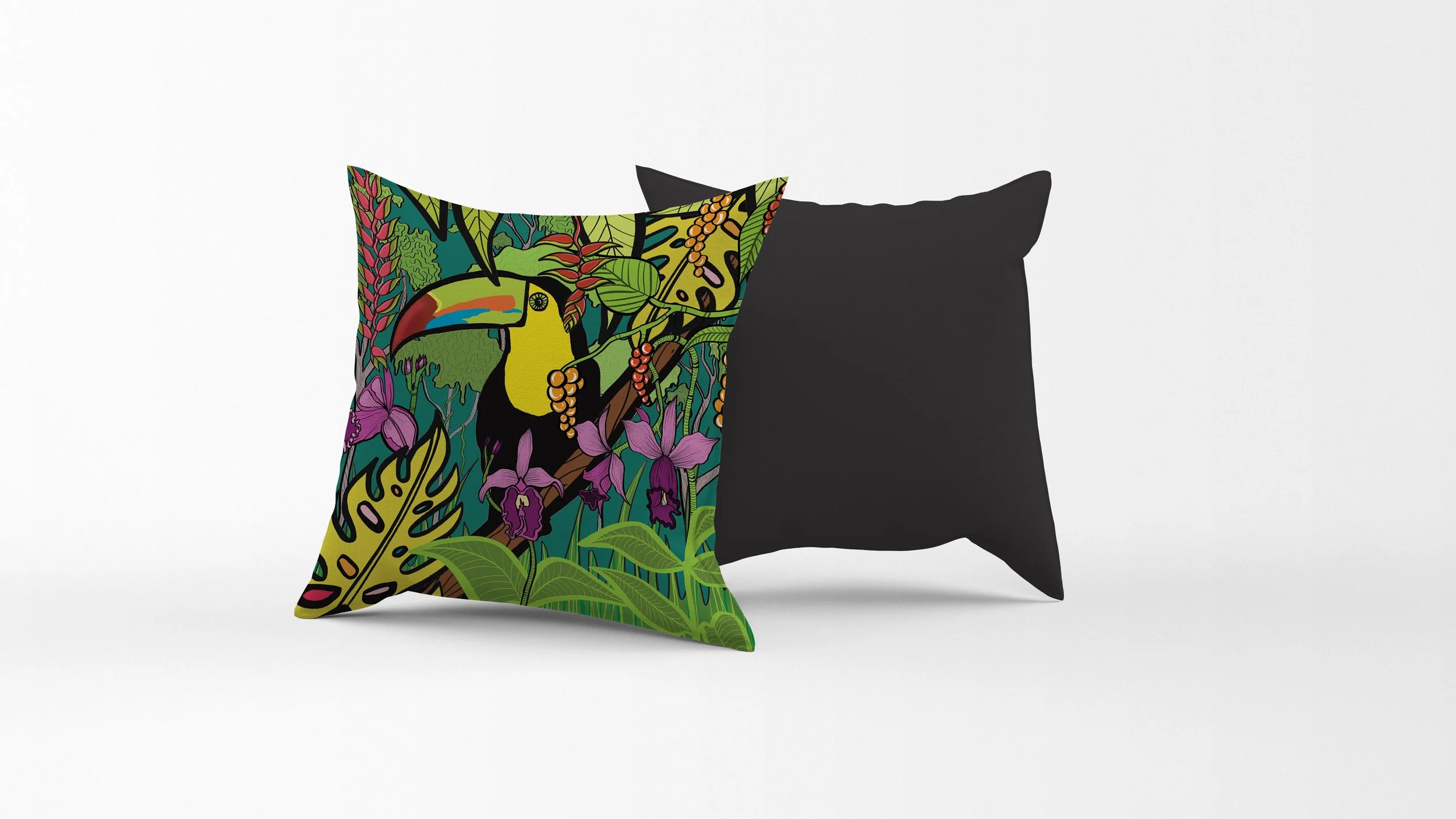 Toucan cushion