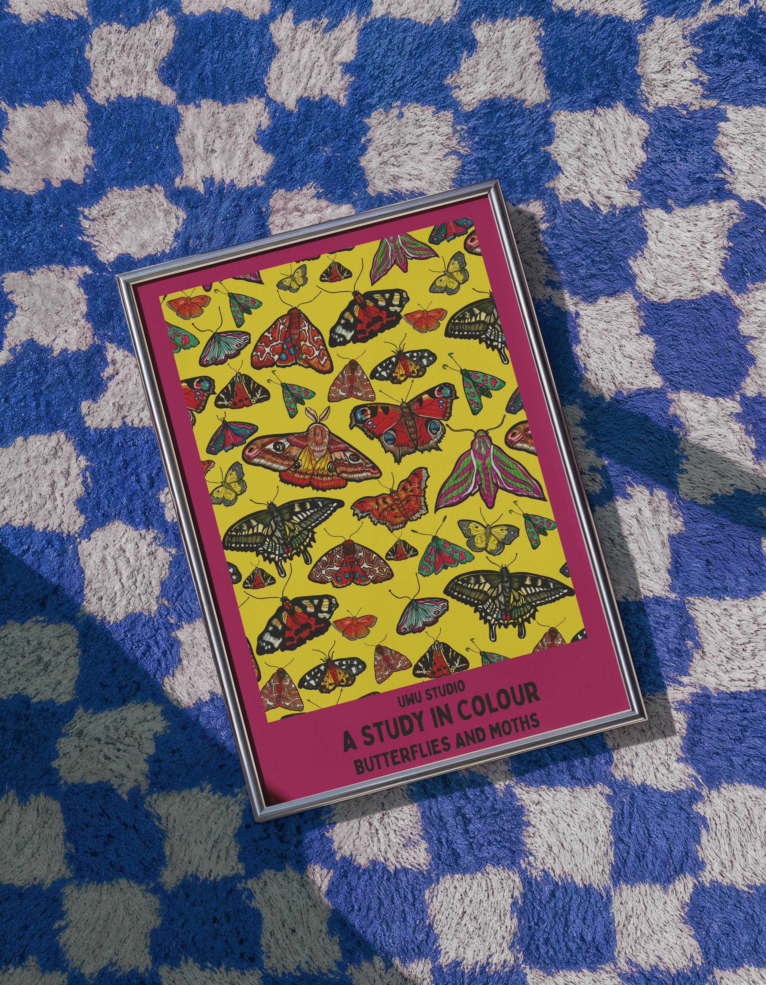 CHECKERED pink yellow buttrfly..jpeg