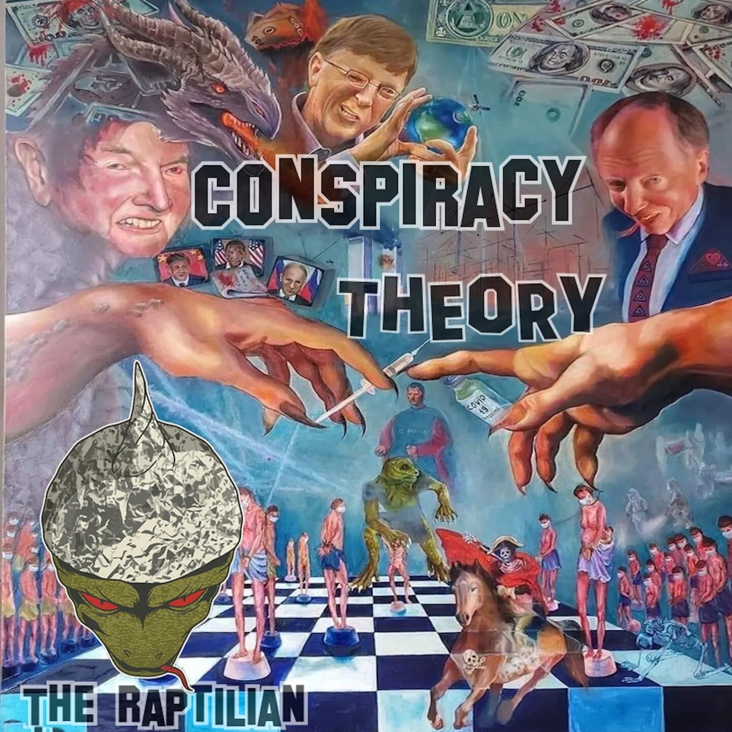 CONSPIRACY.. Check out the latest song from @theraptilianx How deep does the rabbit hole go? 
🕳 🐇 Go Subscribe on any music platform.
.
.
.
.
.
.
.
.
.
.
.
#Strangebrewpodcast #theraptilian #conspiracy #conspiracytheories #hiphop #conspiracytheory 