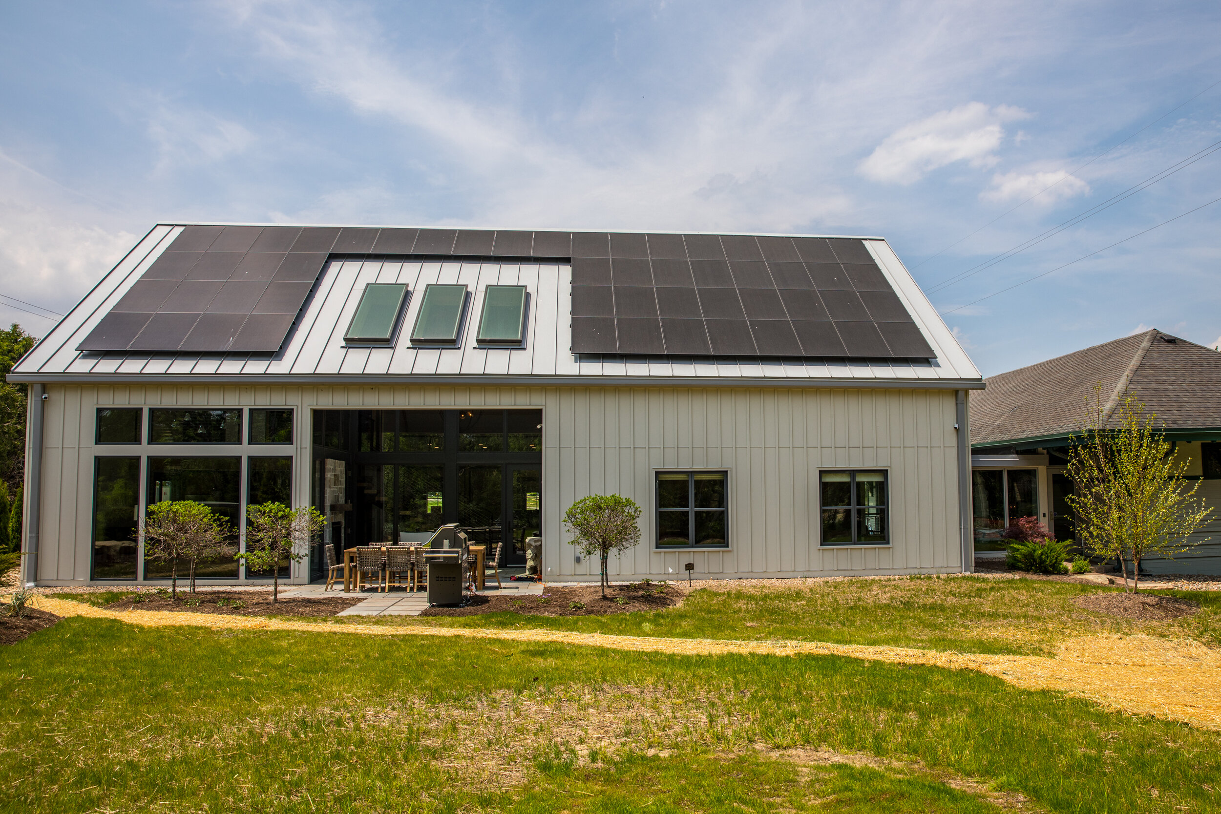 Back of Building- Rooftop Solar Pannels