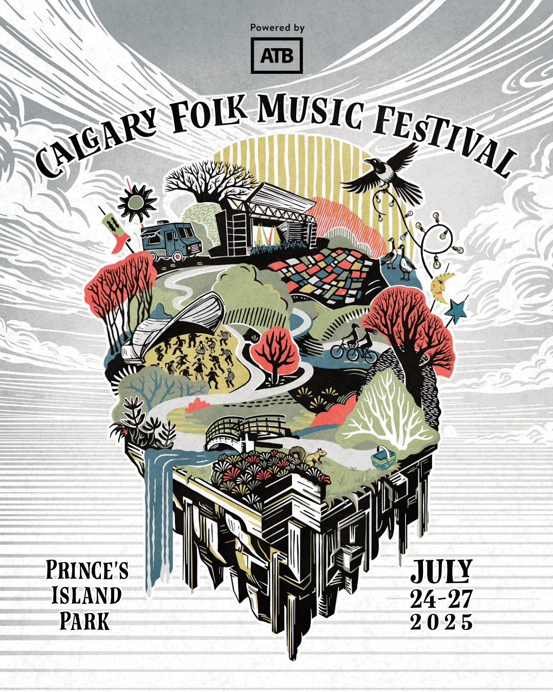 Today&rsquo;s the day! ✨ @calgaryfolkfest kicks off with sets from @sierraelizabethferrell, @empanadasilegaless, @arresteddevelopment__, and bunch of other great bands tonight. We&rsquo;re playing lots this weekend, here&rsquo;s where you can find us