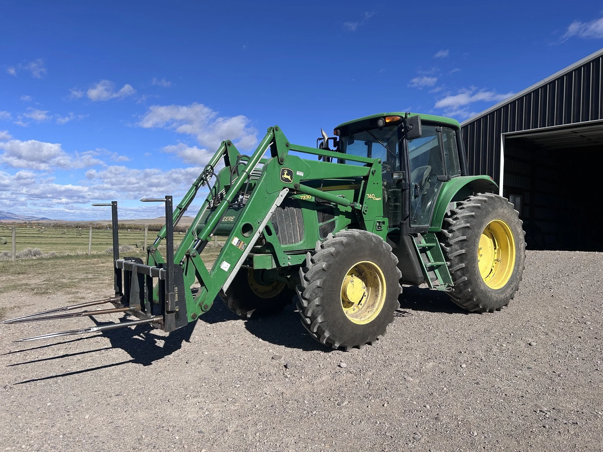 2008 John Deere 7330 Tractor & Loader