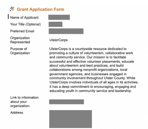 Grant Example #2