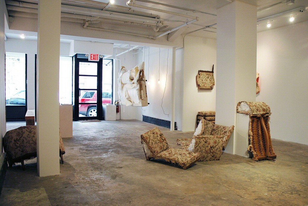 Installation image from the 2016 Kenya (Robinson) exhibition, FUCKYOURCOUCH, at Cindy Rucker Gallery