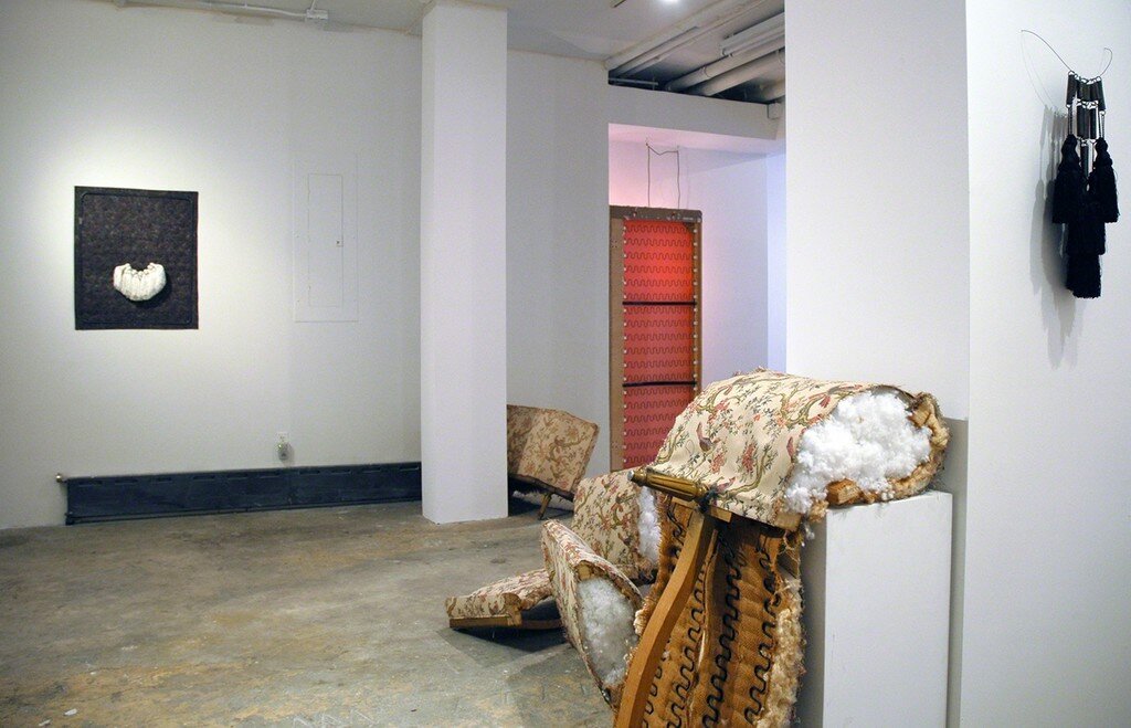 Installation image from the 2016 Kenya (Robinson) exhibition, FUCKYOURCOUCH, at Cindy Rucker Gallery
