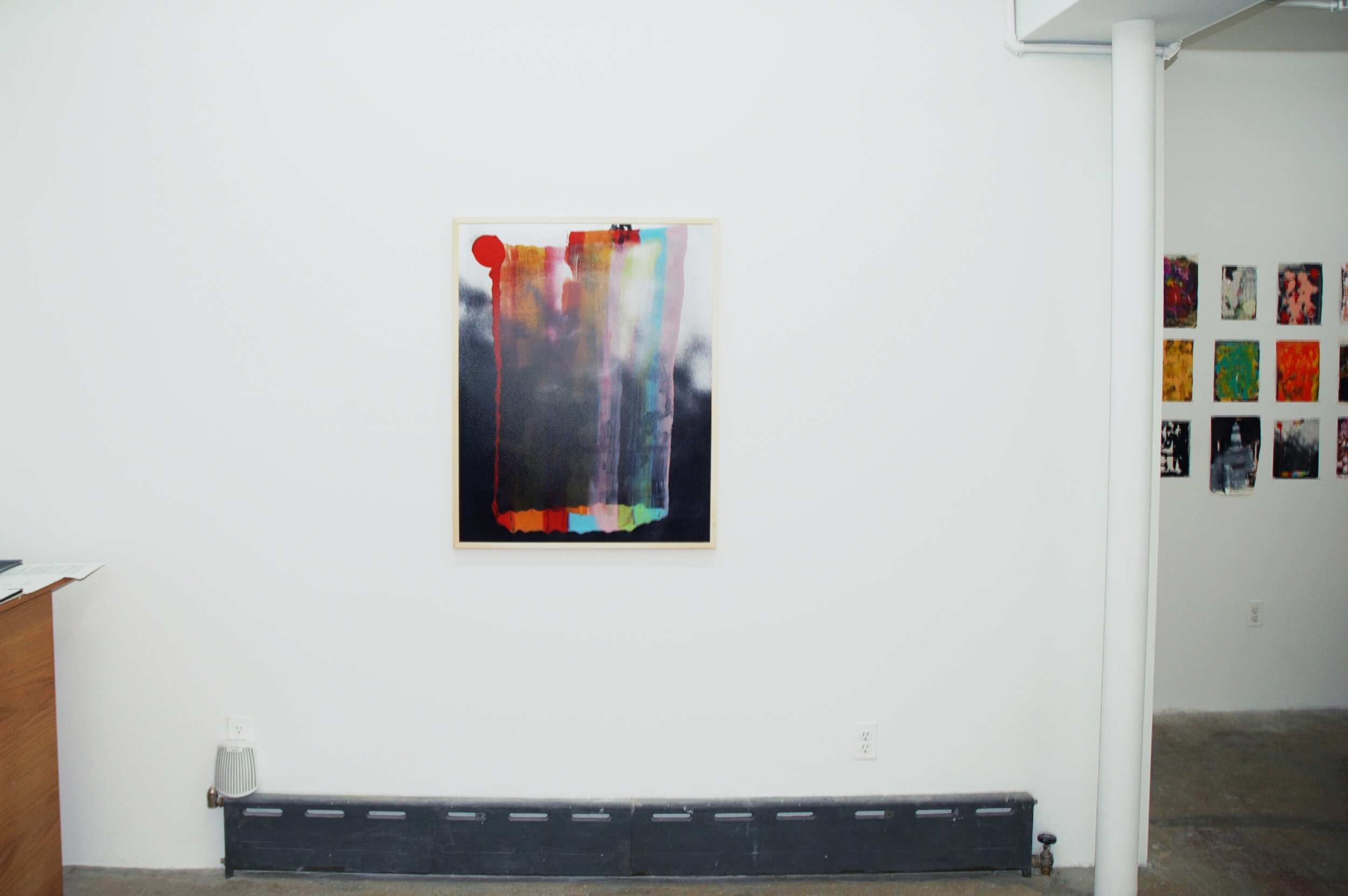 Installation image from the 2014 Rusty Shackleford exhibition, Repeater, at Cindy Rucker Gallery