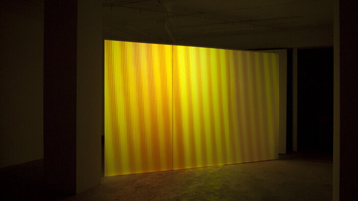 Installation image from the 2012 Robyn Voshardt/Sven Humphre exhibition, SAME BUT INDIFFERENT, at Cindy Rucker Gallery