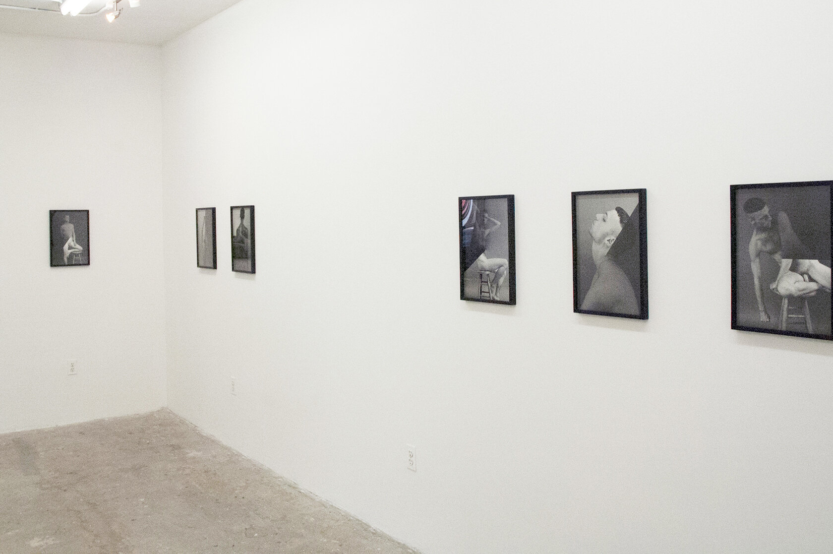 Installation image from the 2013 exhibition, Wet, Curated by Brad Silk, featuring works by David Schoerner &amp; Lyndsy Welgos, at Cindy Rucker Gallery