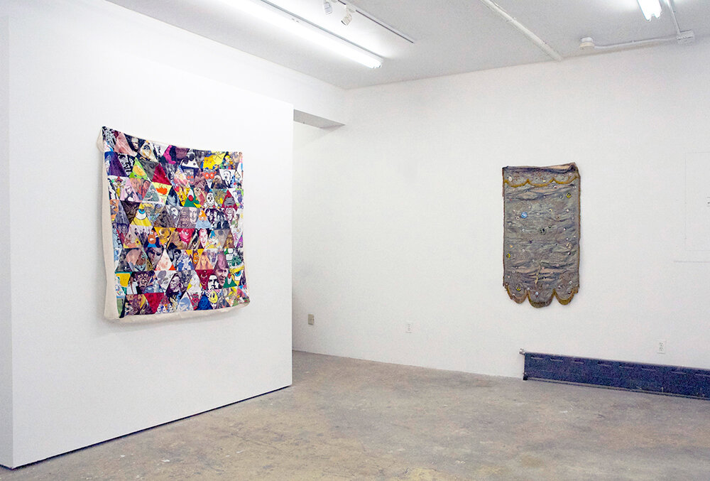 Installation image from the 2013 Adrián Esparza exhibition, Transfigurative, at Cindy Rucker Gallery