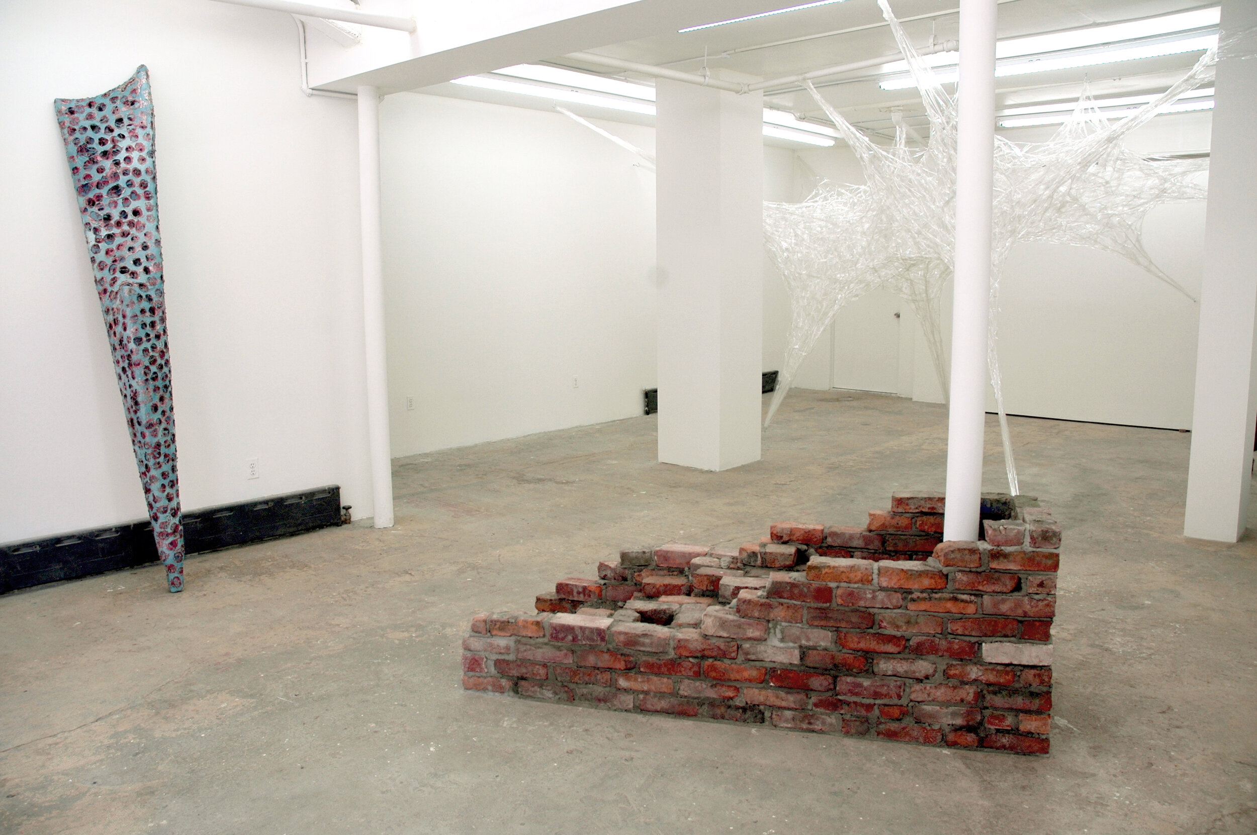 Installation image from the 2012 Gereon Krebber exhibition, Contrary Data, at Cindy Rucker Gallery