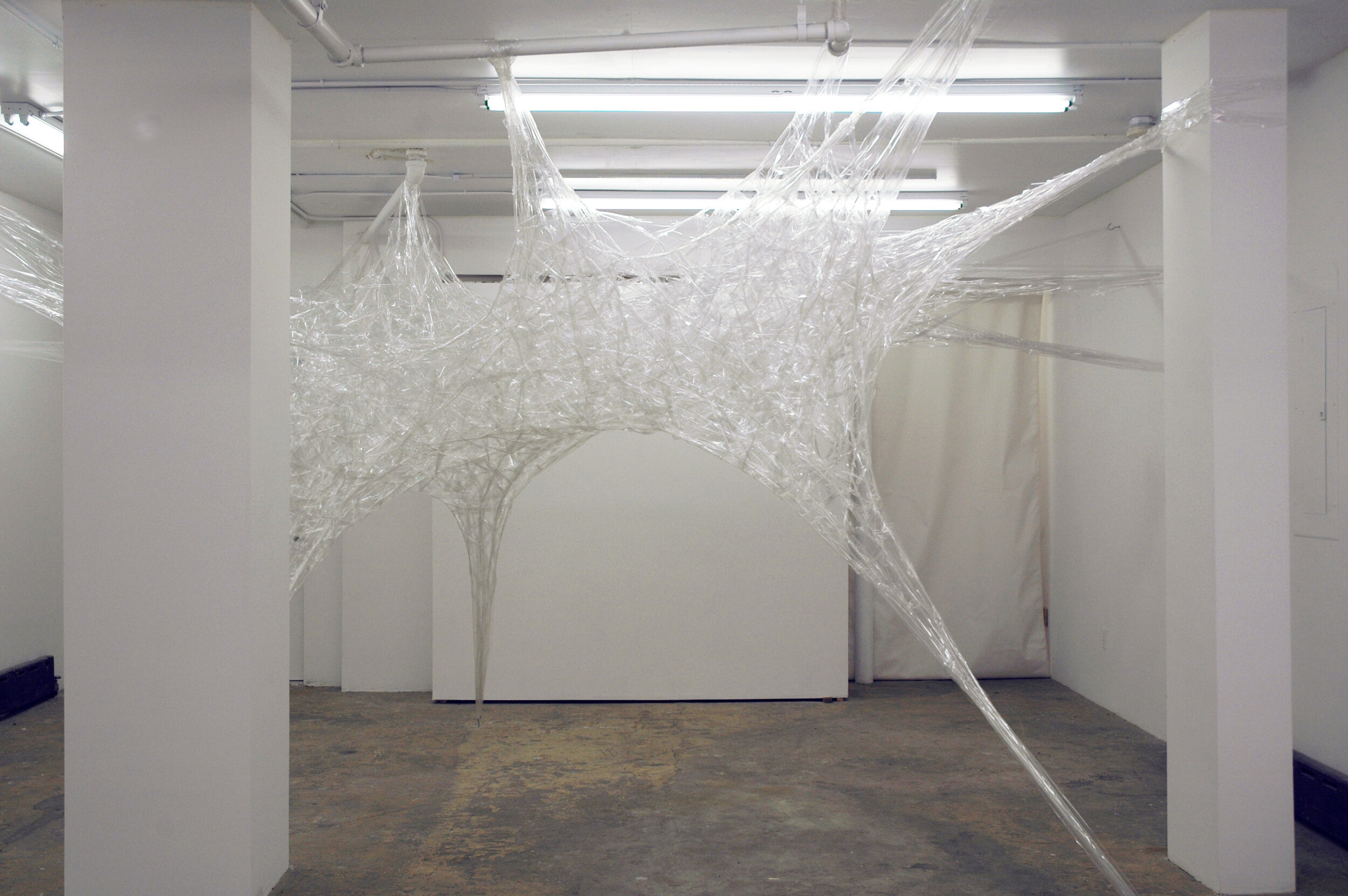 Installation image from the 2012 Gereon Krebber exhibition, Contrary Data, at Cindy Rucker Gallery