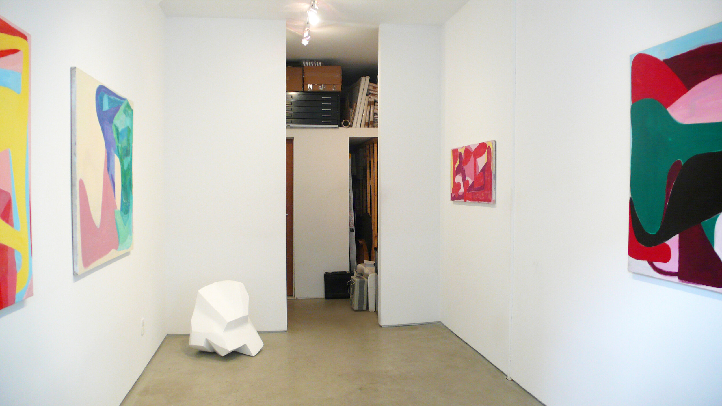  Installation image from the 2010 Charles Dunn exhibition, Demons, at Cindy Rucker Gallery