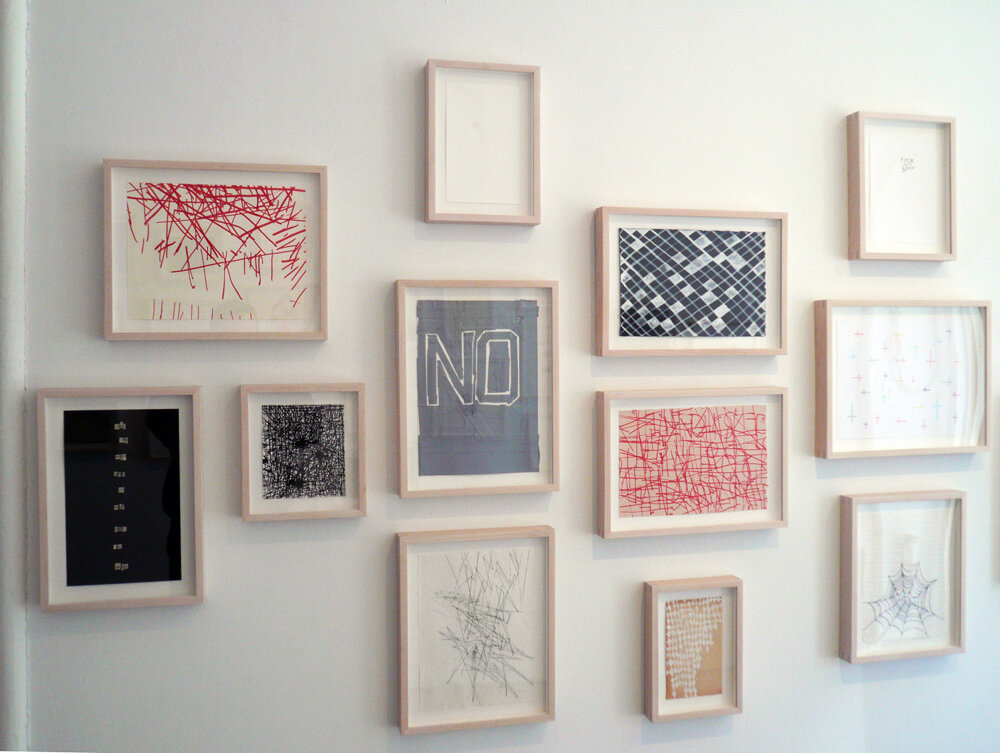 Installation image from the 2009 exhibition, Charles Dunn/Gary Rough, at Cindy Rucker Gallery