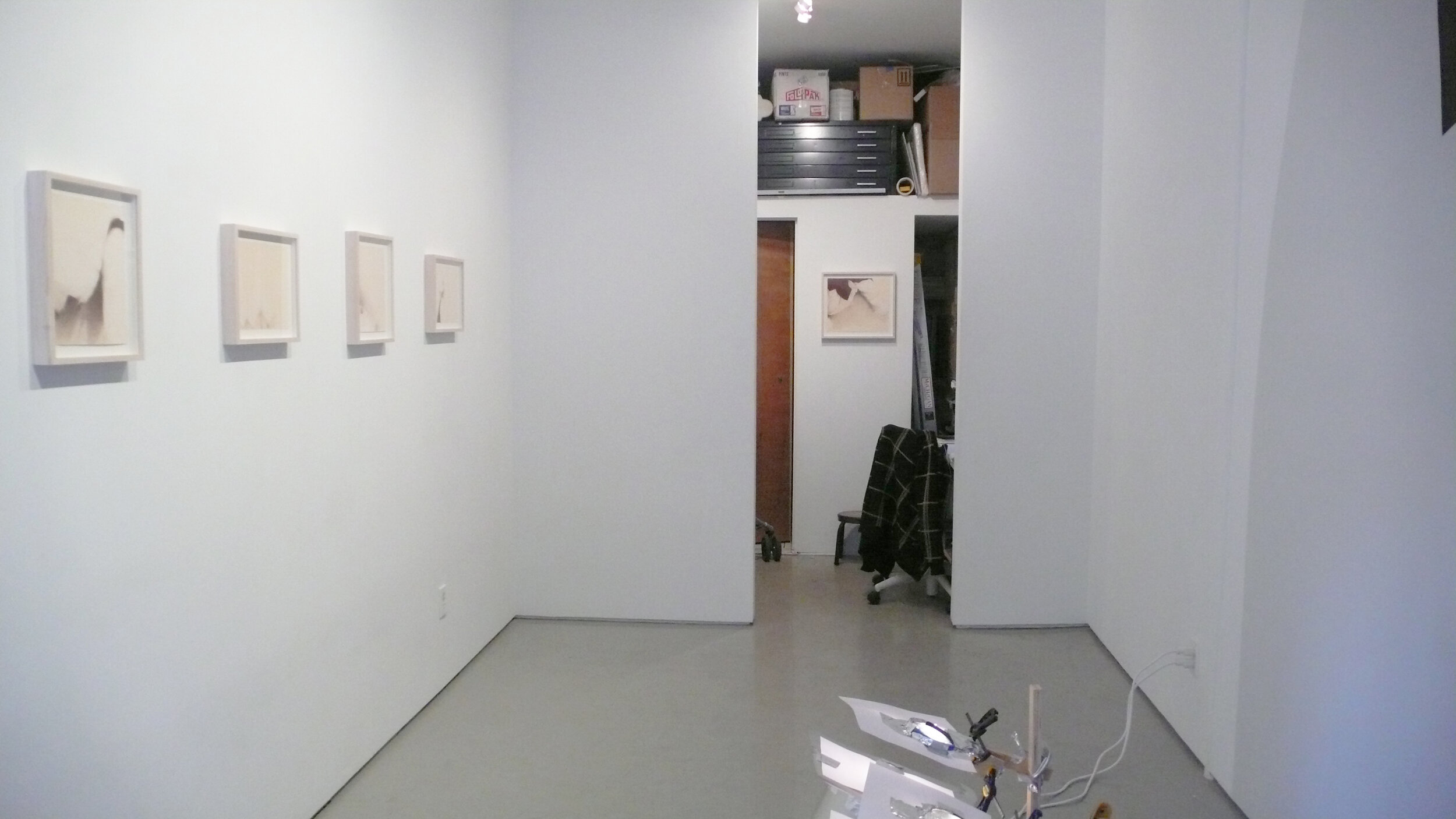 Installation image from the 2008 Adam Hayes exhibition, Access to the Magnificent Room, at Cindy Rucker Gallery, Number 35