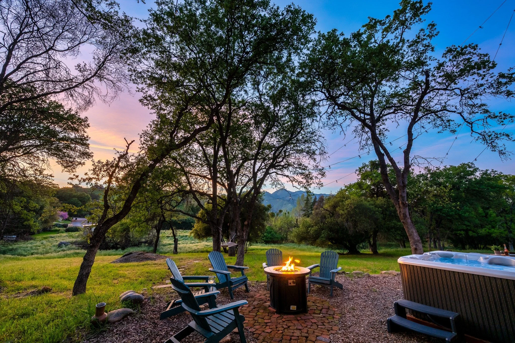 This is why timing matters.
Shot just as the sun drops in Three Rivers&mdash;soft light across the hills, long shadows through the oaks, and everything starts to feel a little more real.

This is the difference between showing a space&hellip; and fee