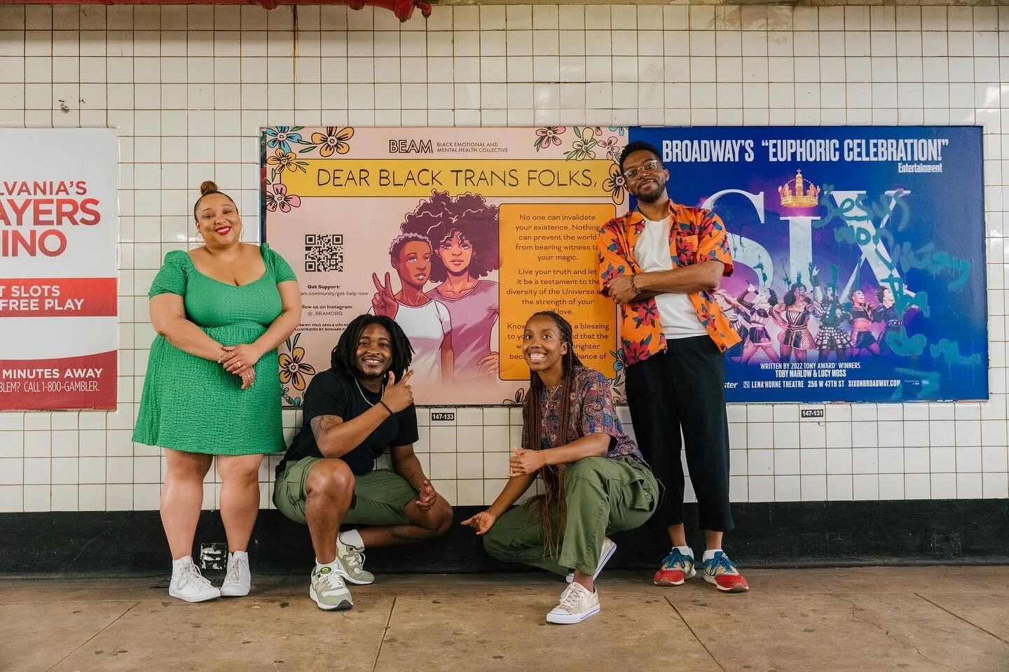 For Mental Health Month, we launched the &ldquo;Dear Black Folks&rdquo; campaign as a love letter to our folks in order to disrupt the negative narratives that we internalize surrounding our self worth. It was so surreal being able to see these in pe