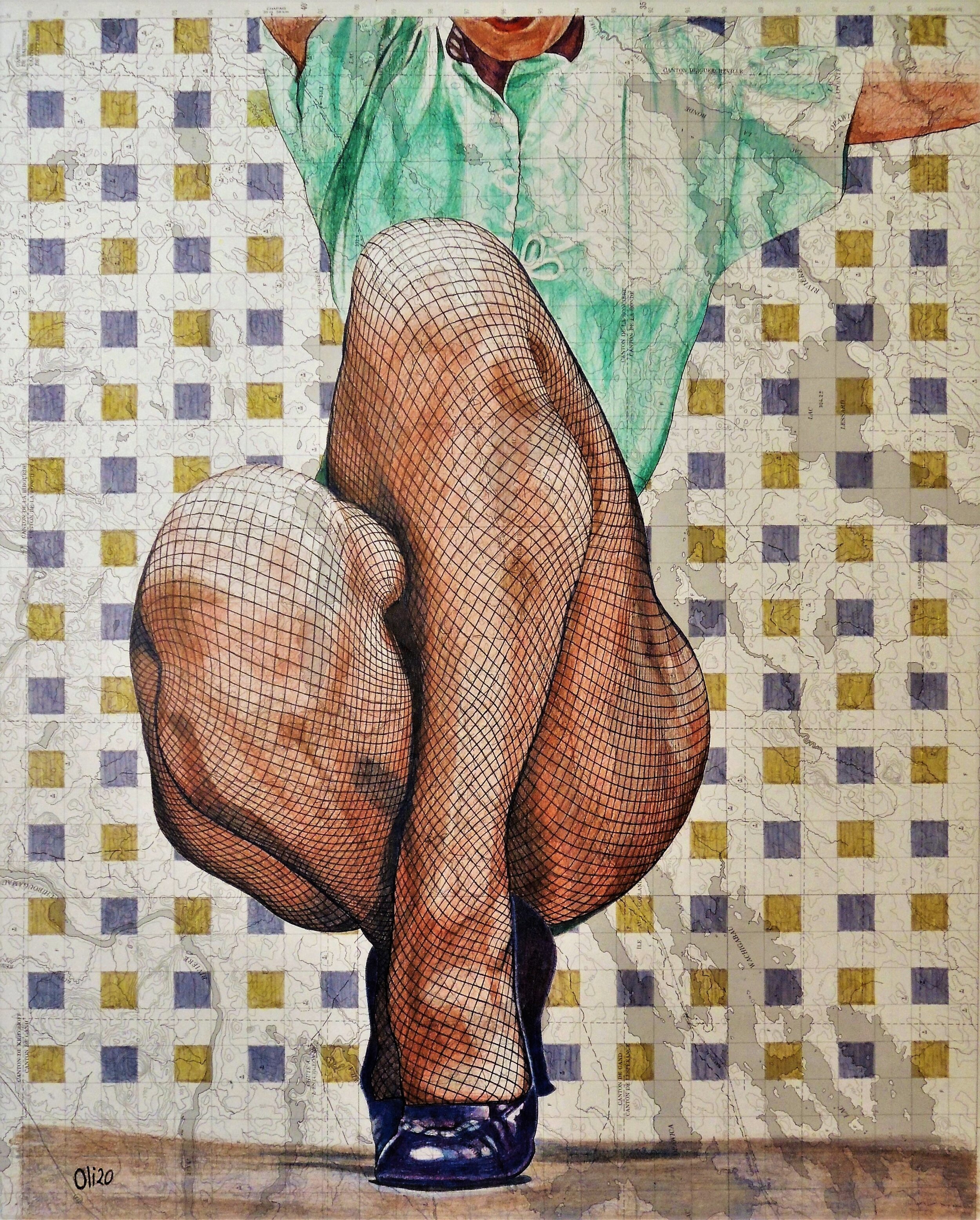 Bas d'Opawika - Opawika Tights (Lignes tendues I - Tight Lines I), 2020