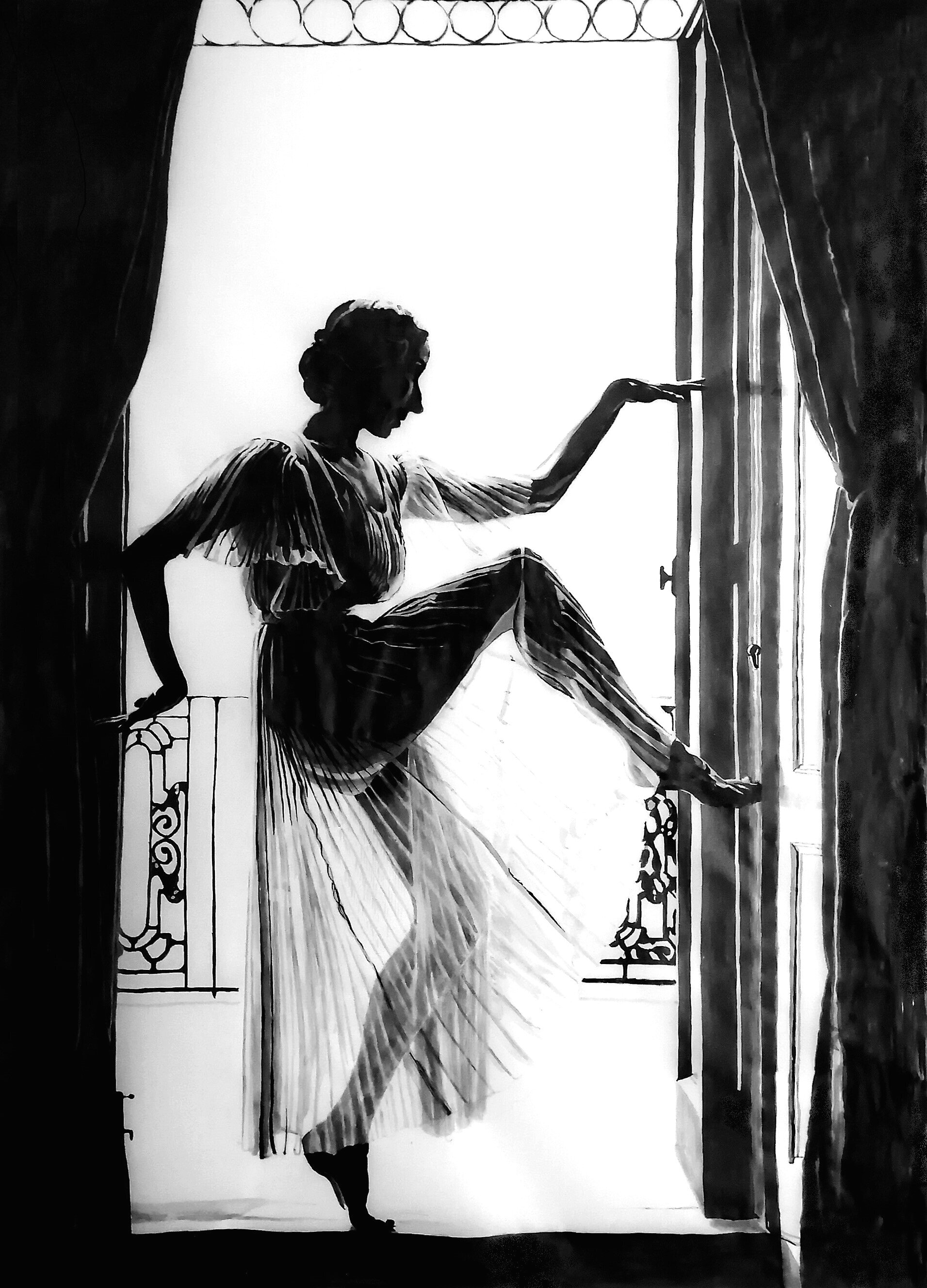 Margaret Morris I, 2020 (voir oeuvre complète sous section Mixtes - see full version in Mixed section)
