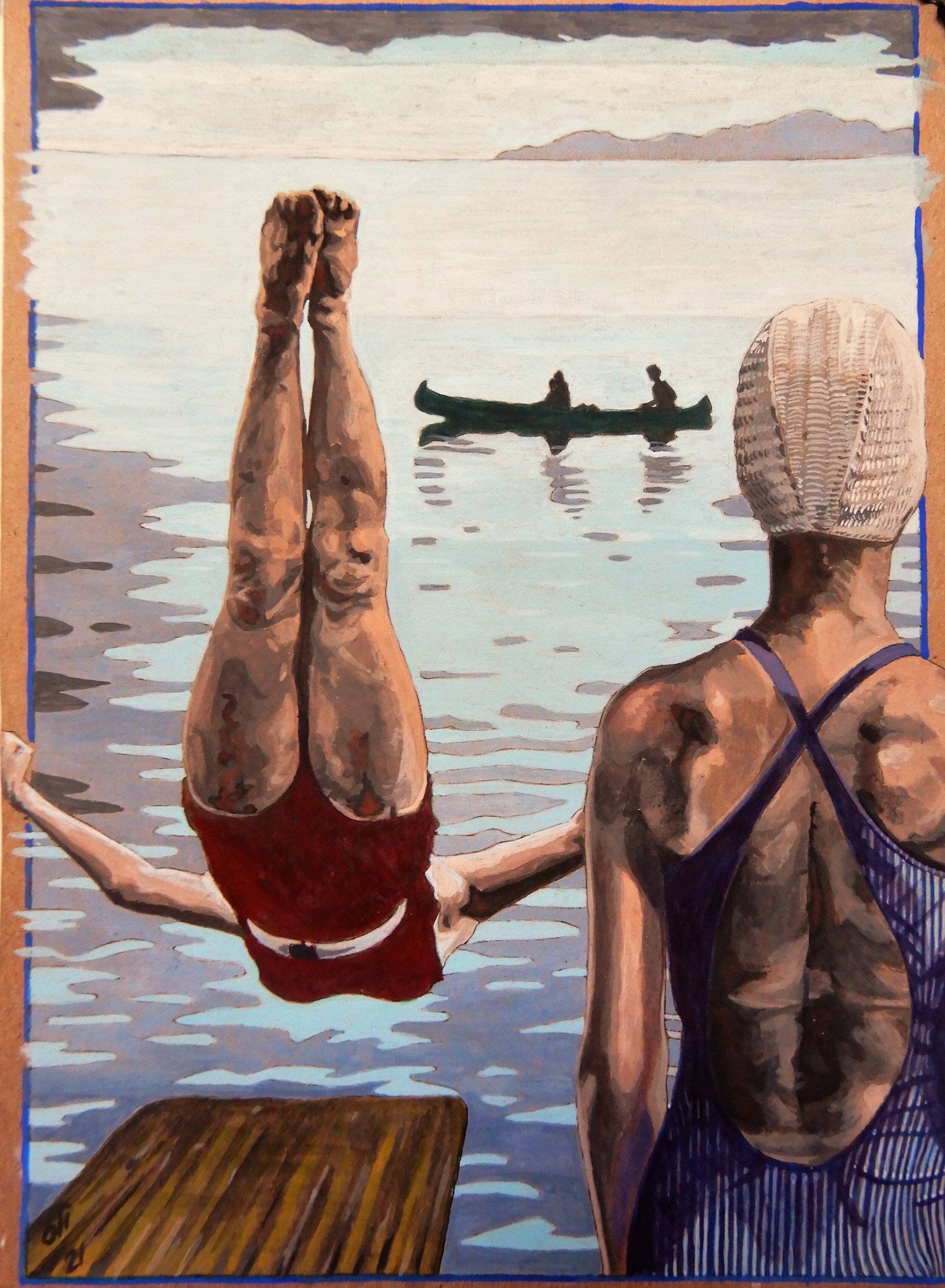 Plongeon, tombée du jour - Sunset Dive, 2021