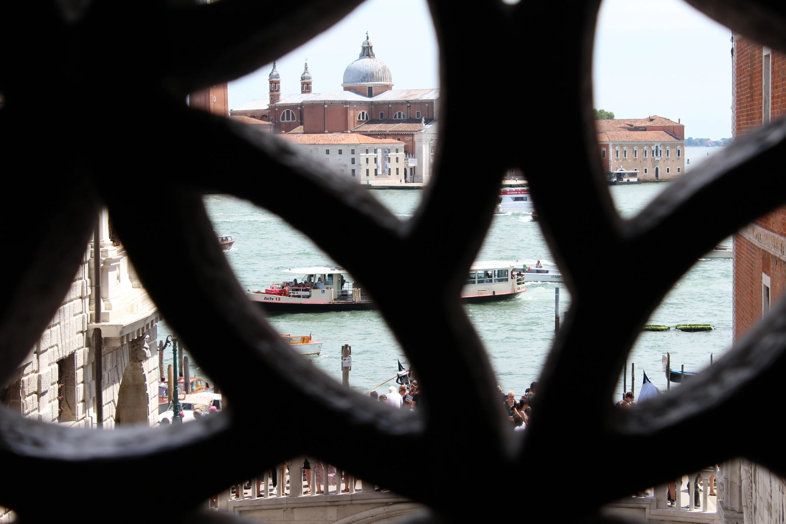 Looking out at Venice