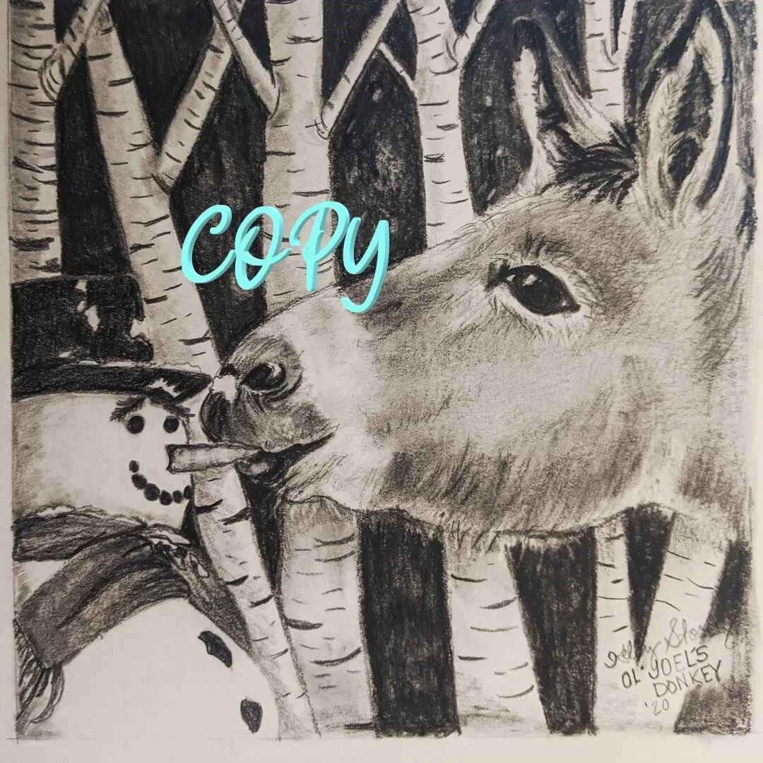 "Old Joel's Donkey" - 8x8