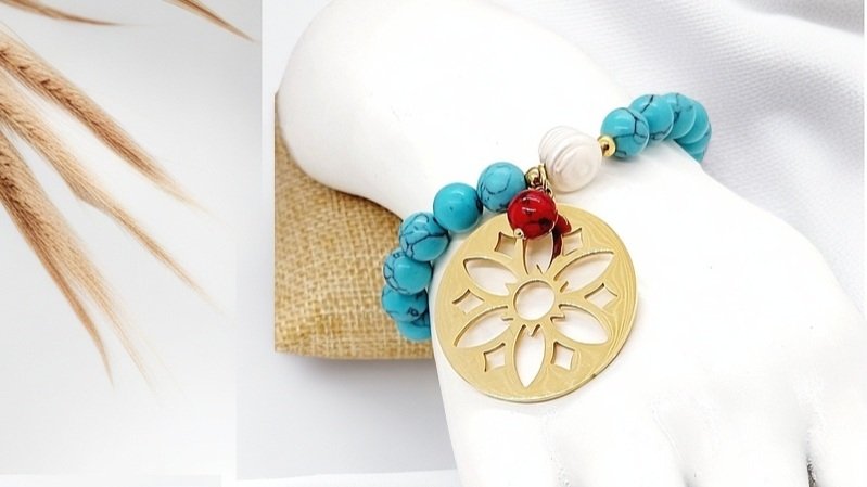 SQ1576472 Flor de la Vida Brazalete