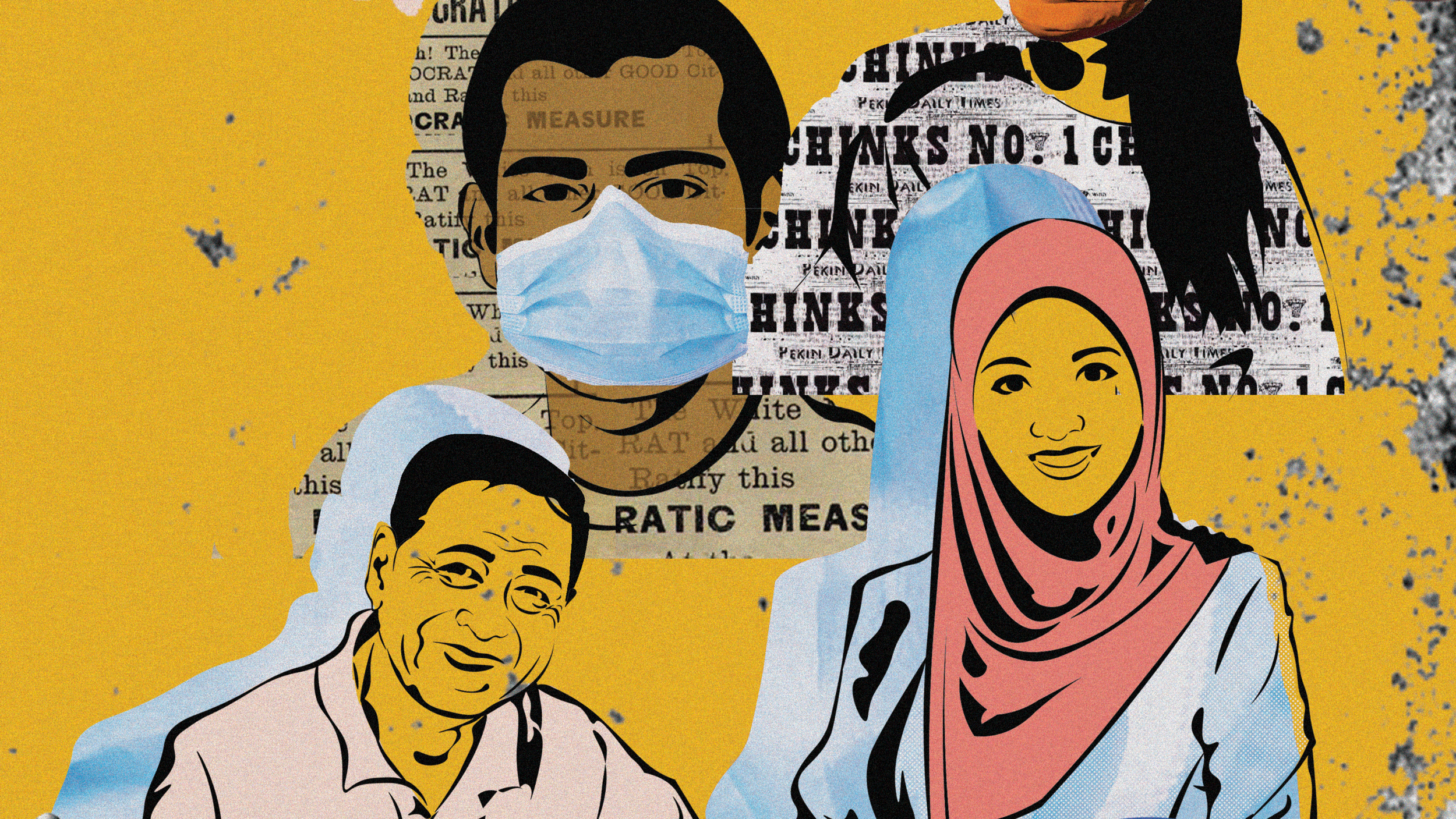 Snapshot of our cover, by artist Simone Chu.