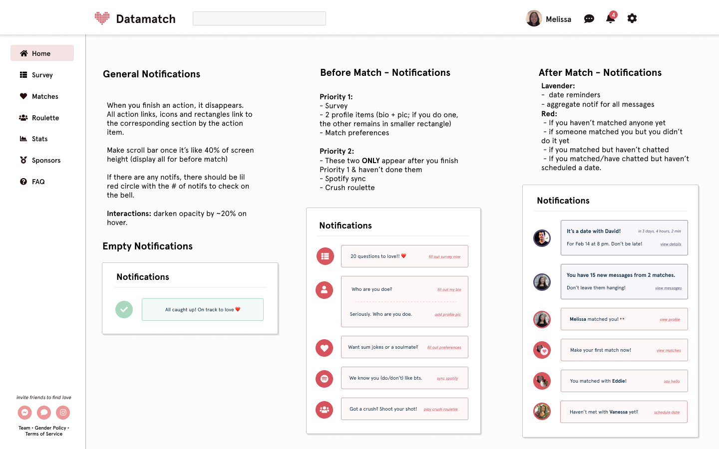 Datamatch 2021 Notifications, by Vanessa Hu.