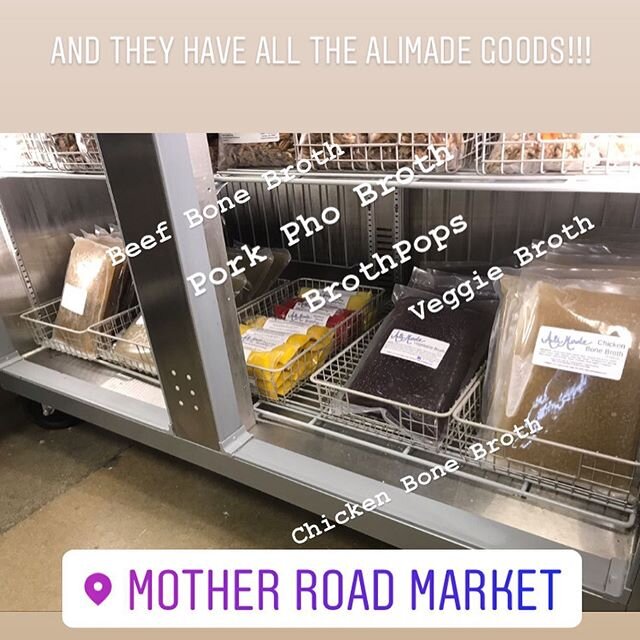 The @motherroadmarket General Store is open again, and you can load up on all your favorite local goods (including those of yours truly 😘) everyday except Monday!
🙌🏻
#localfood #localbusiness #localfarms #locallove #lovelocal #alimadebroth #alonad