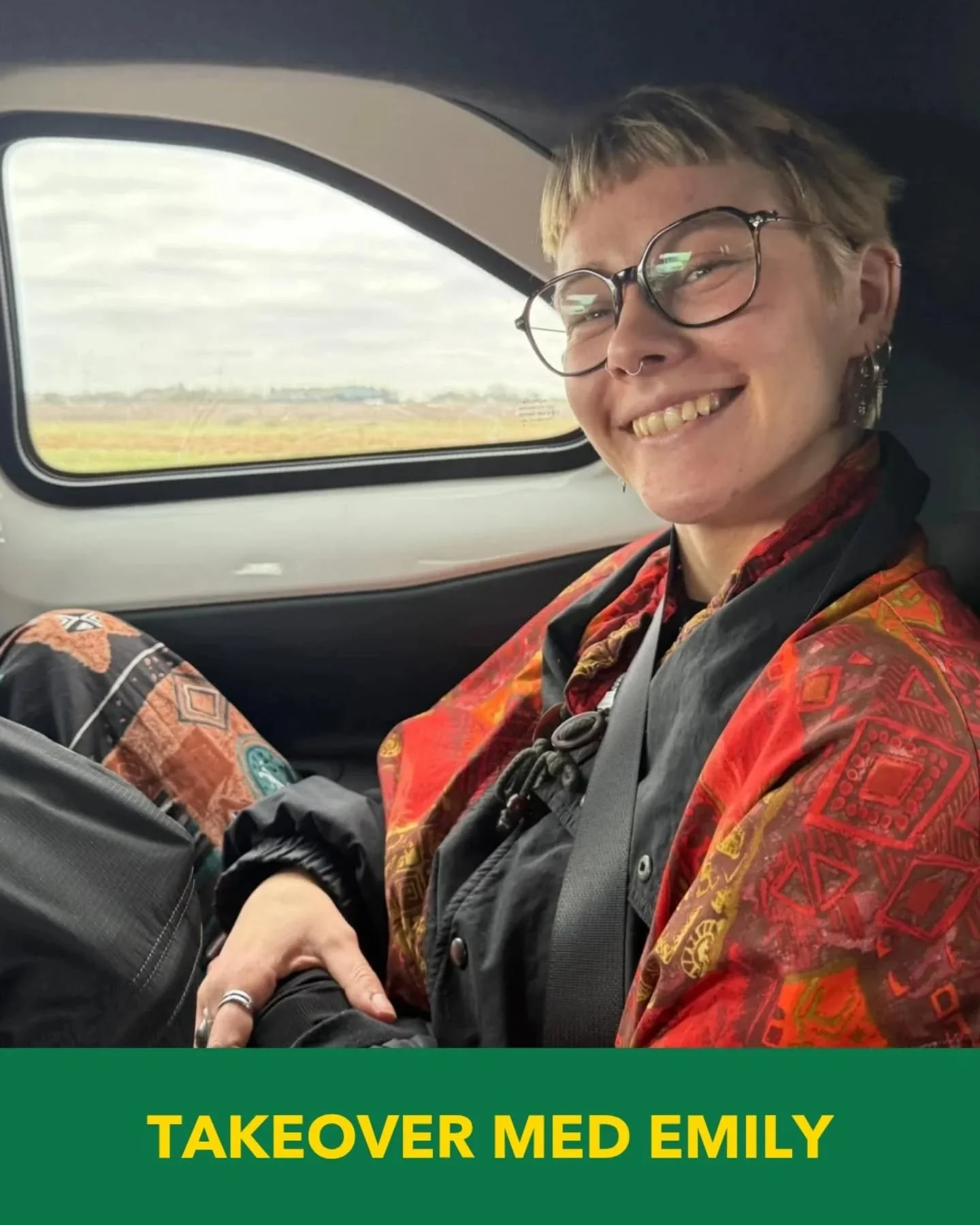 Jeg hedder Emily og jeg kommer fra Aalborg. Billedet er fra en blaffetur, inspireret af turen til Grundtvigs H&oslash;jskole. 
Jeg har musikproduktion, tekstil, drejning og sang.

Jeg valgte L&oslash;gumkloster H&oslash;jskole, fordi jeg forelskede m