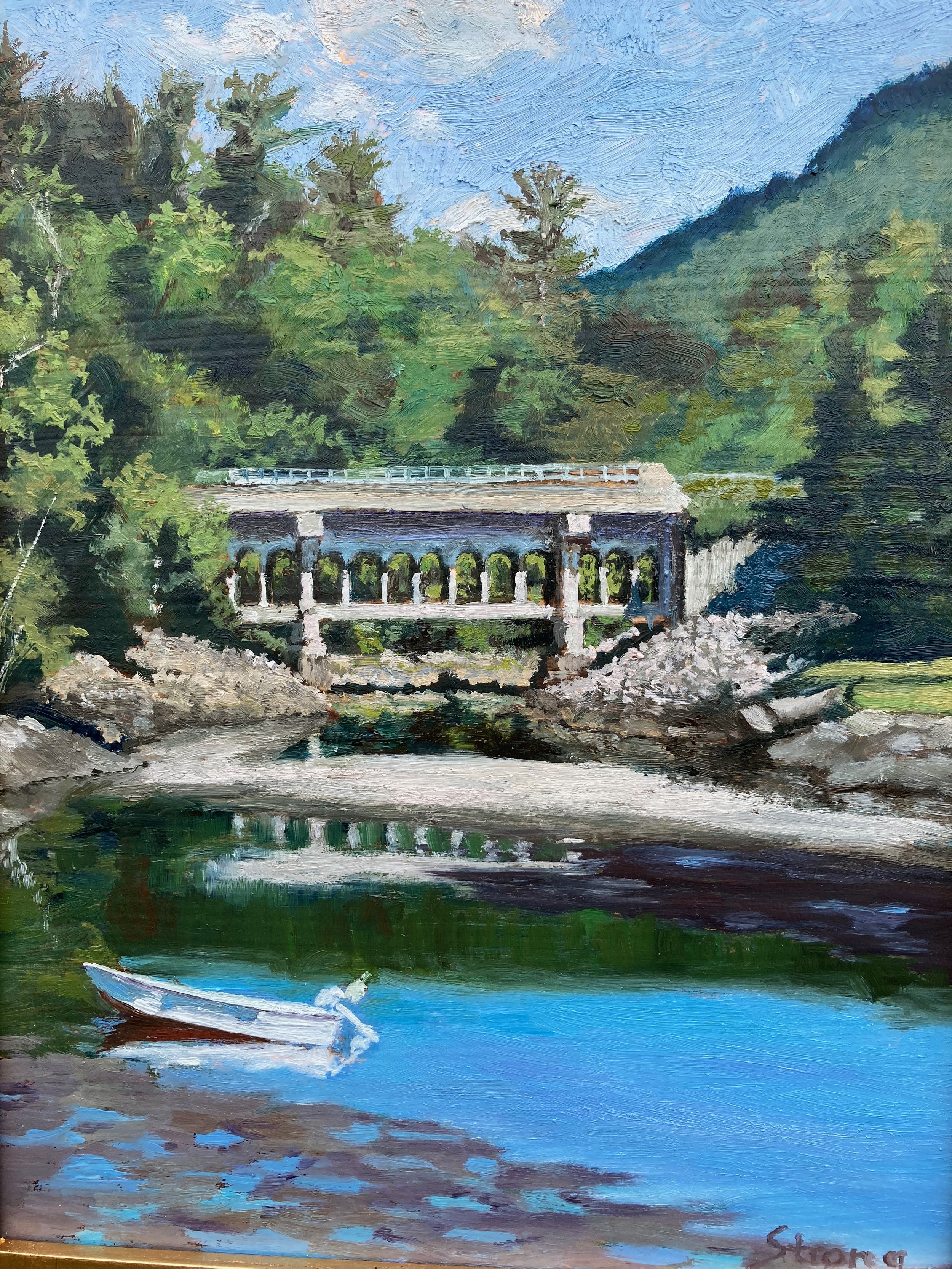 Karin Strong, %22Ducktrap Bridge%22, oil on panel.jpg