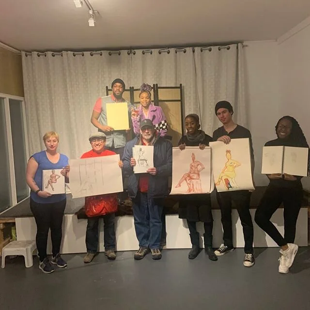 We had an amazing experience creating at #figure8tion 
Special thank you to @pazangallery our new space for Figuration: Life Drawing Sessions, @zuri.eats for the delicious spread and our lovely model @sovljovrneyz 
Be sure to Follow @figure8tion 
#li
