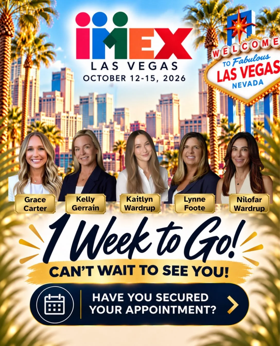 See you next week at IMEX! 

Our team is looking forward to connecting and sharing ideas  for holiday gifting, onsite gifting activations, employee and client appreciation programs, and more! 🎁

If you haven&rsquo;t already, secure an appointment wi