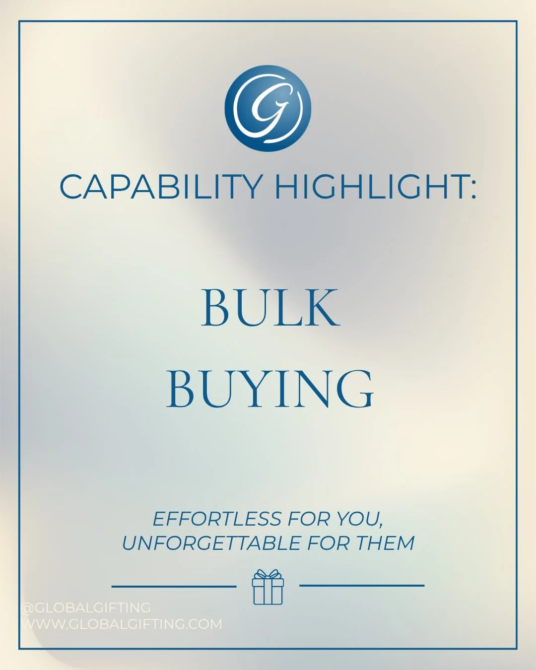 Starting the week off with another ✨ CAPABILITY HIGHLIGHT: Bulk Buying ✨ 

And this is a good one to think about for your upcoming holiday gifting&hellip; when the holiday list keeps growing, bulk gifting makes it easier to make everyone feel appreci