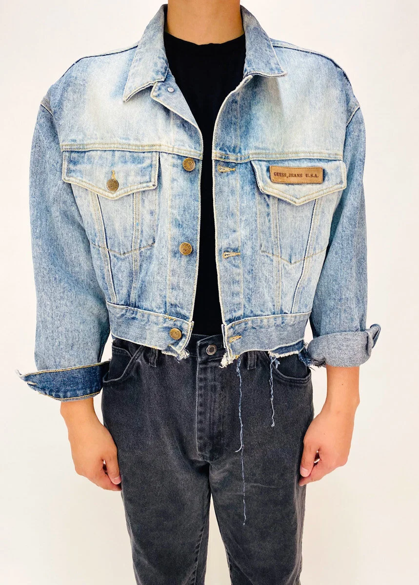 rusty denim jacket