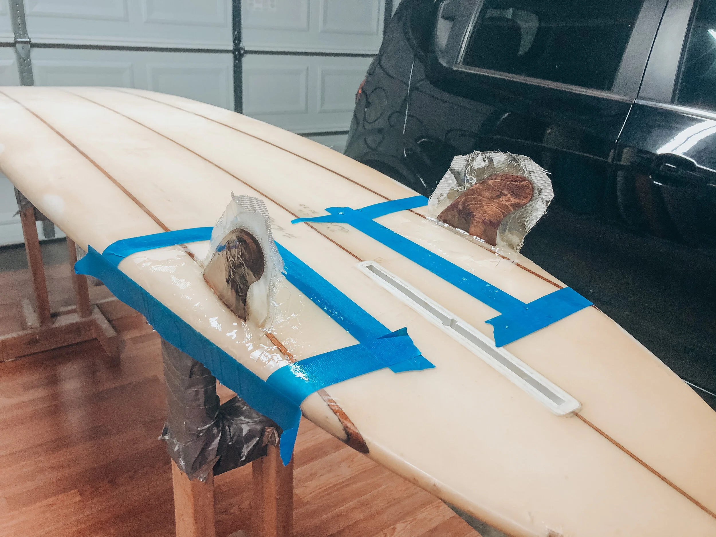 Fixing Glass-On Fins