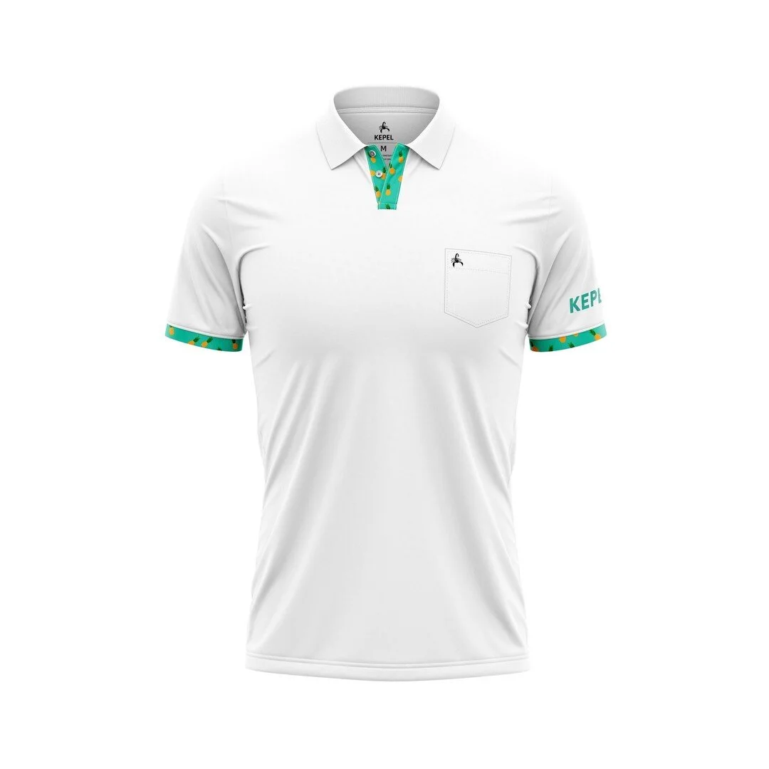 The only thing better than a day at the beach is a day on the golf course. Experience the best of both worlds with the Pina Colada golf glove, featuring a funky pineapple print over eye-catching teal. 

&hearts;  Like this post
⛳️ Share this with 3 g