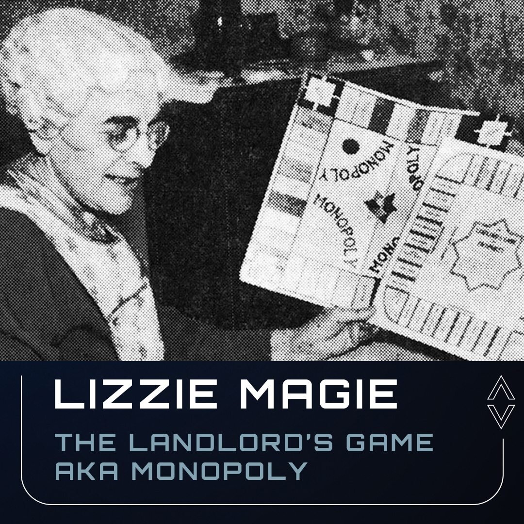In honor of #WomensHistoryMonth we are celebrating the women that have been influential in board game design. Today on #WomensHistoryDay we start with a woman who had a board game patent before women even had the right to vote: Lizzie Magie, the crea