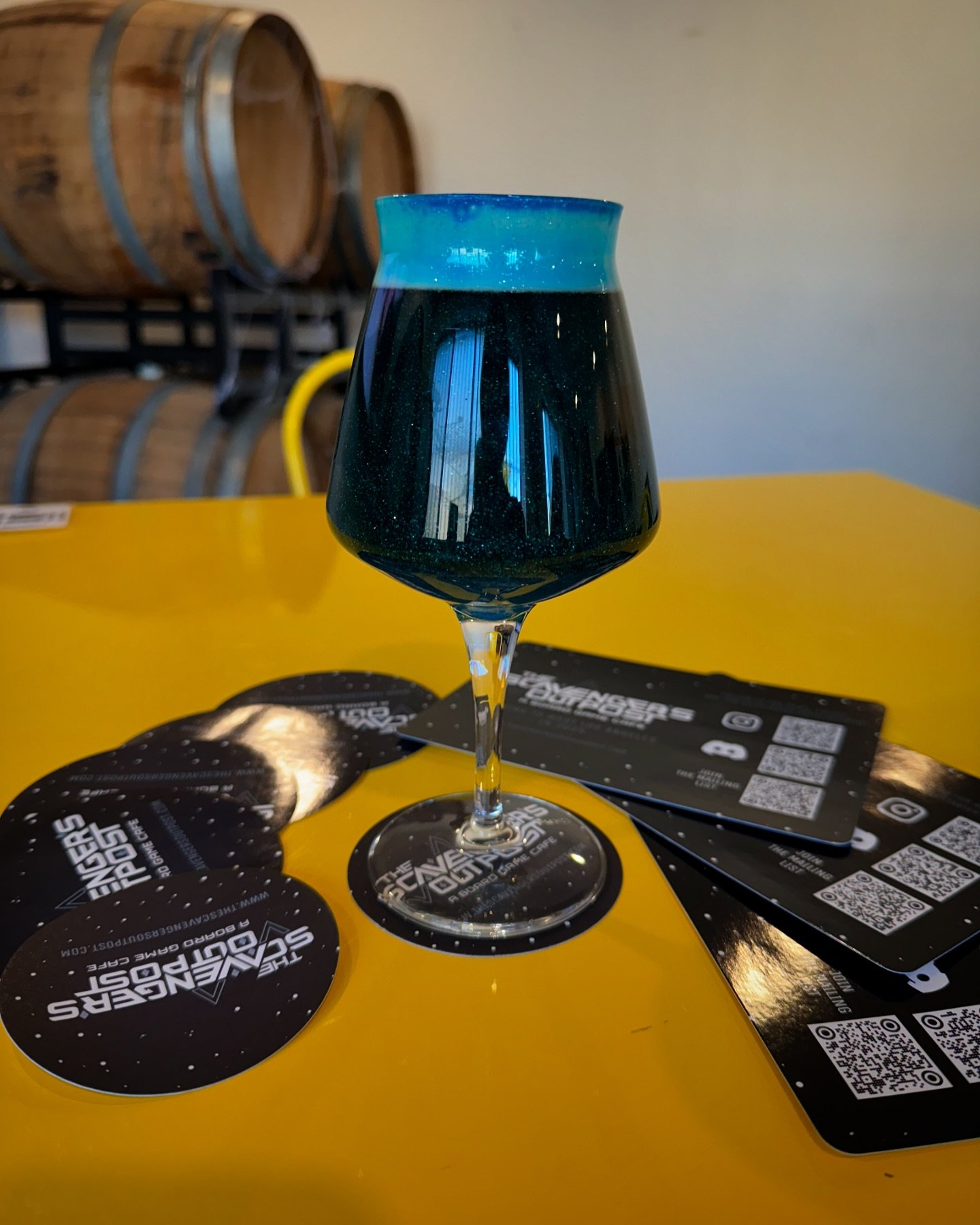Feeling witchy at @lawlessbeer tonight! Come to the back room for some games, a Halloween street fair, and this delicious witches brew! #thescavengersoutpost #gamenight #gamenightlosangeles #halloween #tabletopgames #nohohalloween