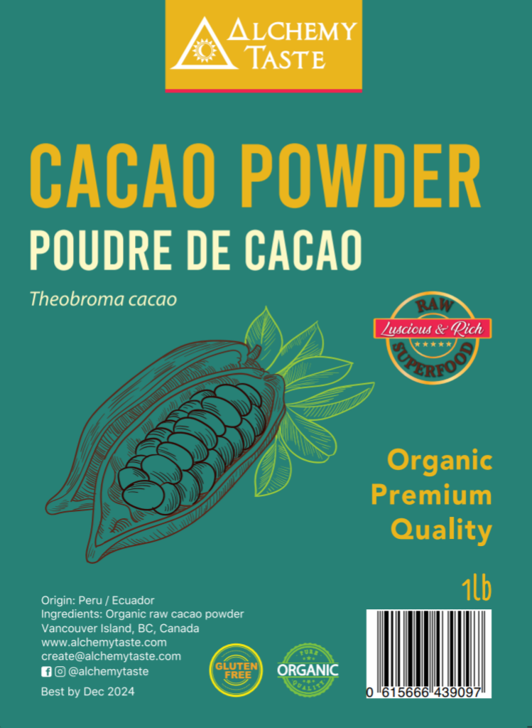Cacao Powder Raw — Alchemy Taste Organic SuperFoods