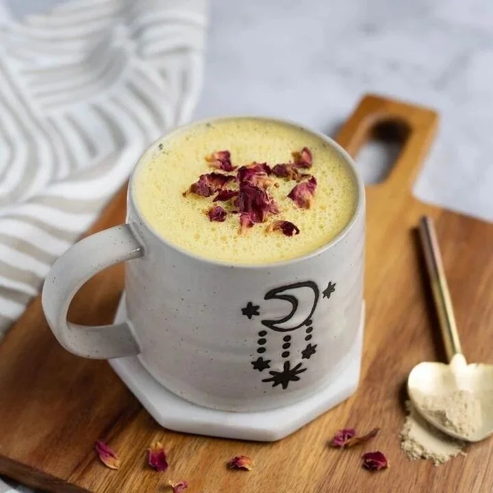 Reposted from @whole.harmony.wellness 🌚✨Moon Milk Magic✨🌚 

As I continue to sip and sit with Ashwagandha, preparing for our circle next week, I am continuously in awe at how things beautifully align.

Just like us, this magical plant is influenced