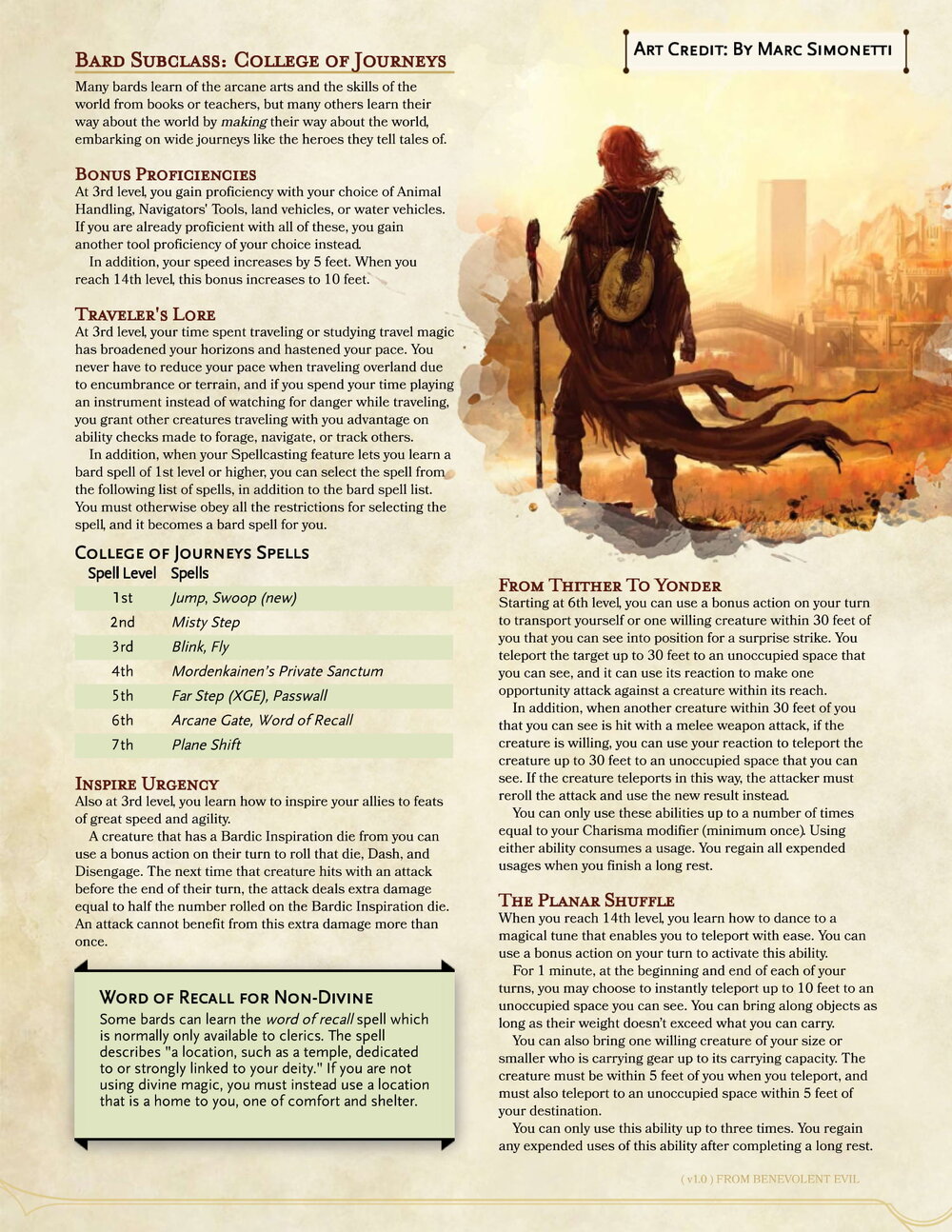 Barbarians of the Forest and Jungle! The Path of the Woods Warden